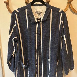 Ace & Jig Blue and White Striped Top